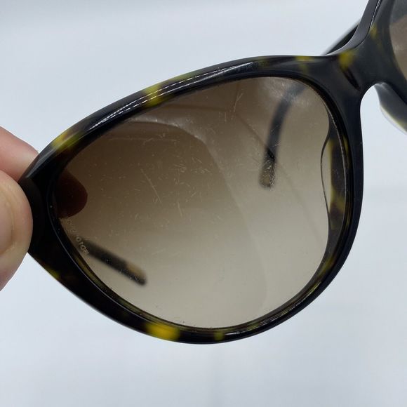 Dolce & Gabbana Cateye Sunglasses Y2K Rare Havana Tortoise Shell Gold DG4141-A - Picture 14 of 16